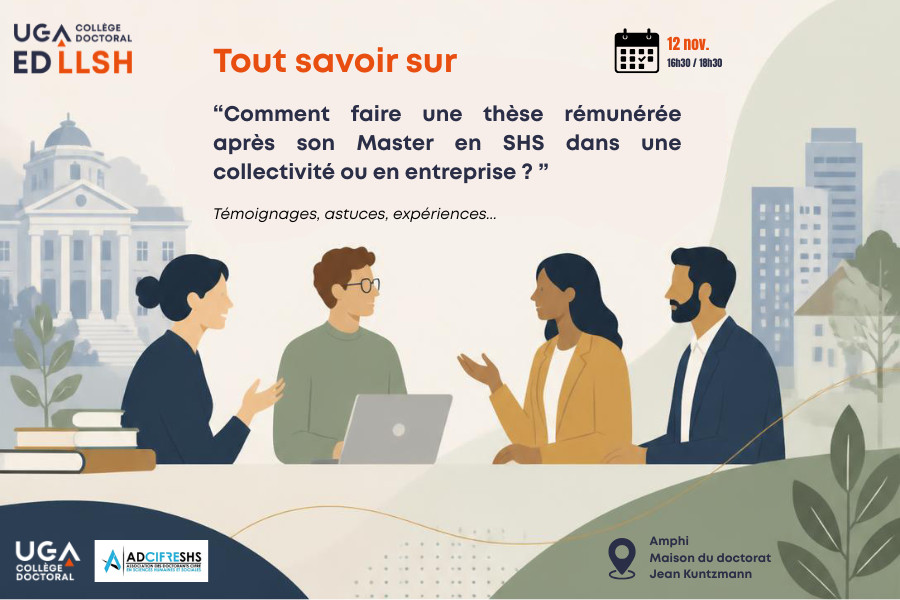 Faire une thèse rémunérée en SHS dans une entreprise ou une collectivité
