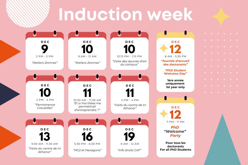 Semaine d'intégration 2024 - Induction Week